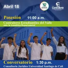 invitacion posesion contralores escolares