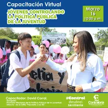 Capacitación Jóvenes controlando la política pública de la juventud Marzo 16-2023