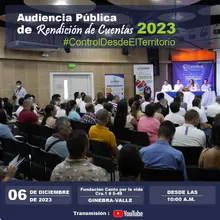 Invitación Acto Público de Rendición de Cuentas 2023