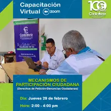 Capacitación Mecanismo de Participación Ciudadana