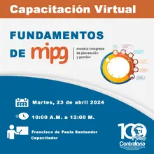 Invitación Capacitación Virtual MIPG