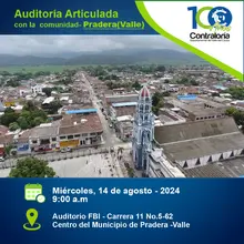 Pieza invitación Auditoria Articulada Pradera