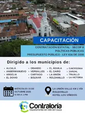 Invitación capacitación Municipio de La Unión