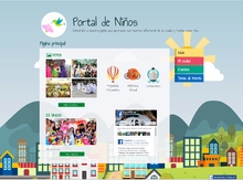 Plantilla temporal niños