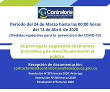 Pròrroga coronavirus