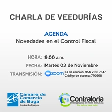 Charla de Veedurías "Novedades en el Control Fiscal"