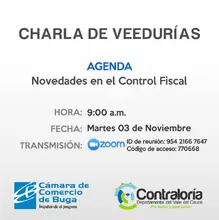 Charla de Veedurías "Novedades en el Control Fiscal"