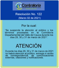 Horario semana santa