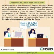 Suspensión de términos 