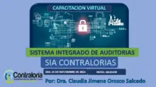 Invitación Capacitación SIA CONTRALORIAS 25-11-2021