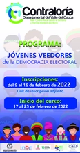 Banner Programa Jóvenes Veedores Juventud Controlando
