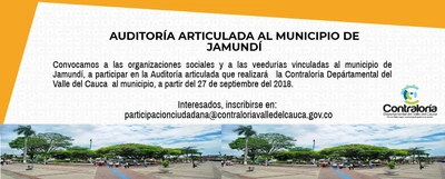 Próxima auditoría articulada con la comunidad en Jamundí