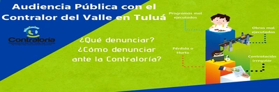 Ciudadanía del Centro del Valle se reunirá con el Contralor Departamental este jueves en Tuluá.