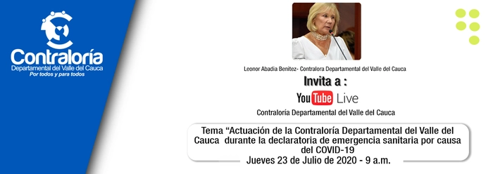 YouTube Live: Control a la emergencia por Covid-19