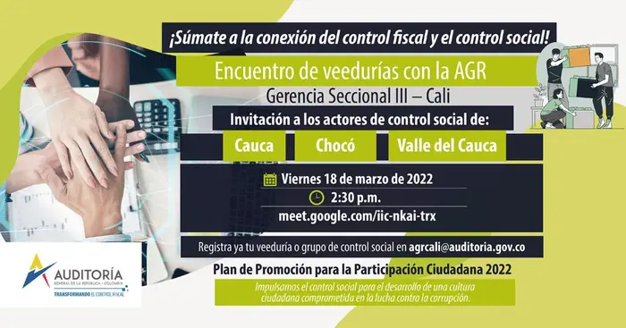 Encuentro de veedur&iacute;as con la AGR