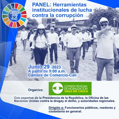 Ma&ntilde;ana en Cali, Panel &ldquo;Herramientas institucionales de lucha contra la Corrupci&oacute;n&rdquo;