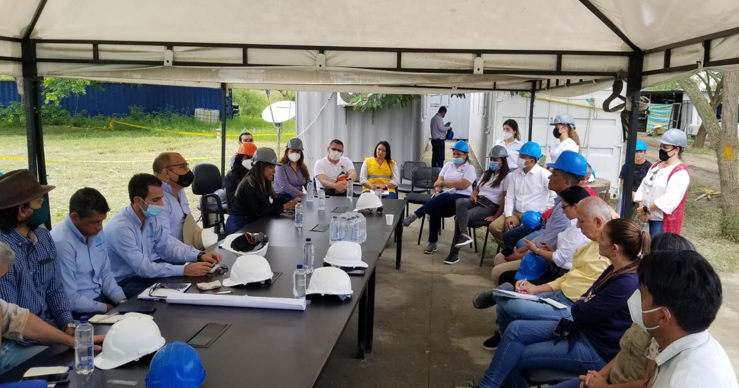 Foto 4 Visita PTAR- Palmira