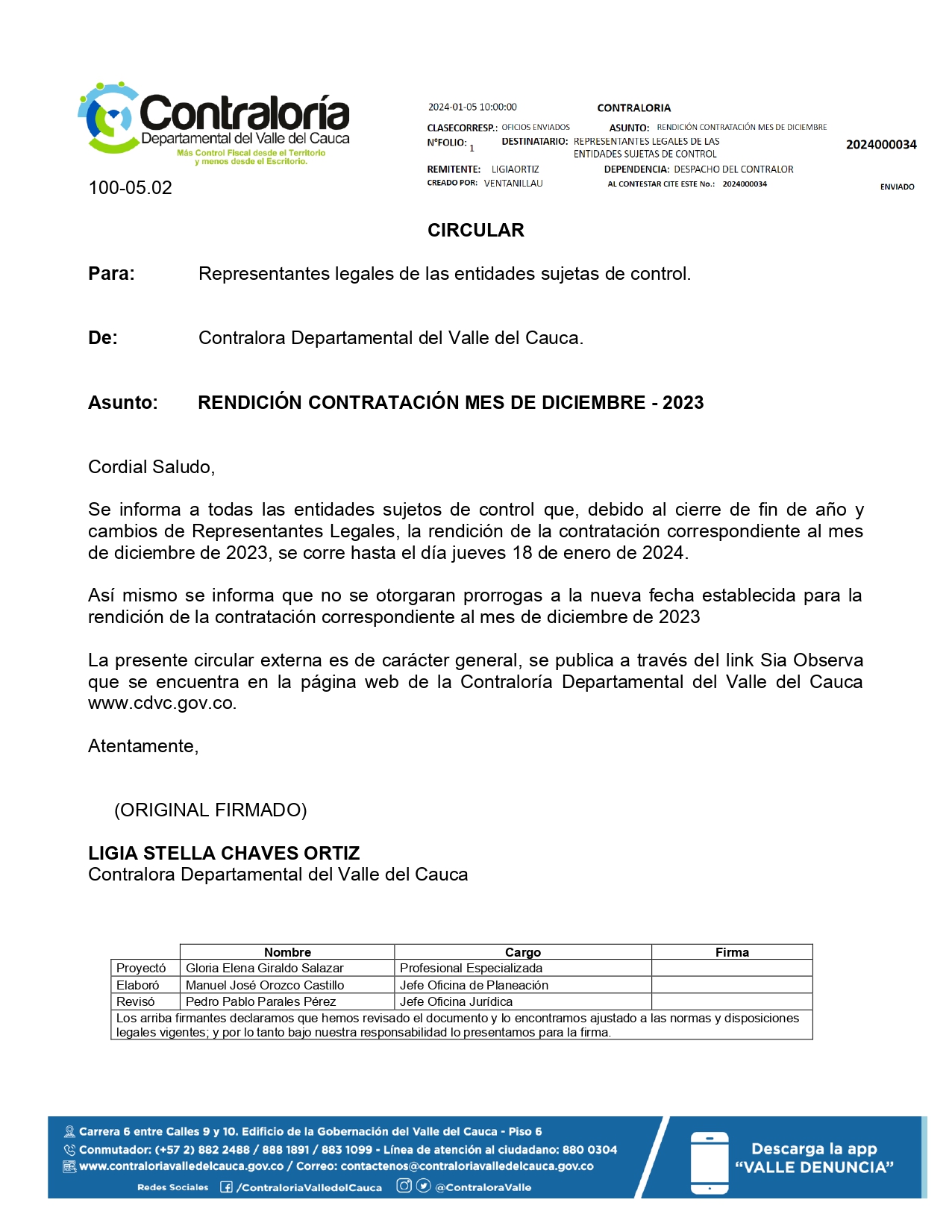 Fecha Rendición Fecha Rendición