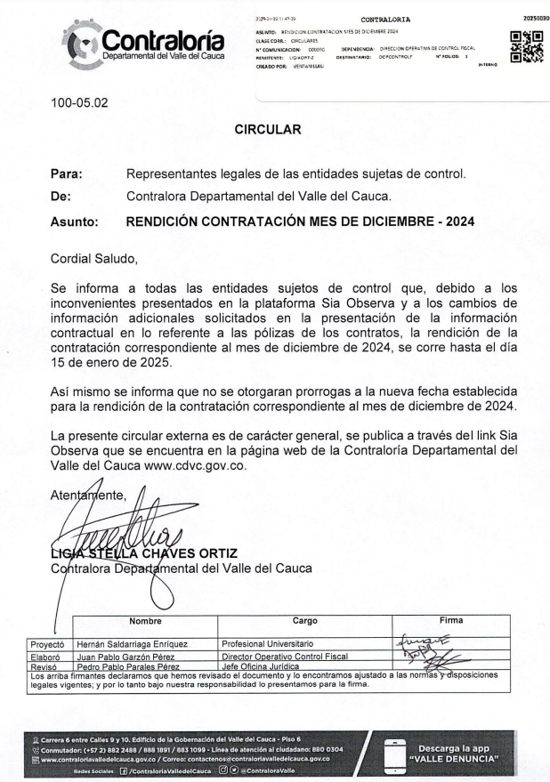 Circular SIA OBSERVA 09-01-2025